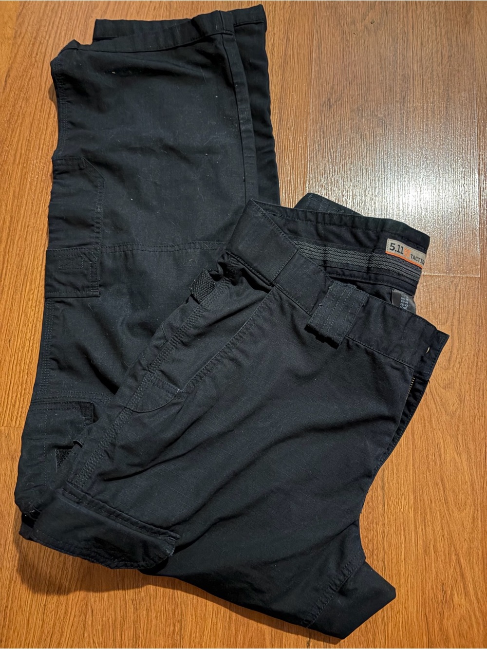 5.11 Tactical Black Straight-Leg Tactical Pants